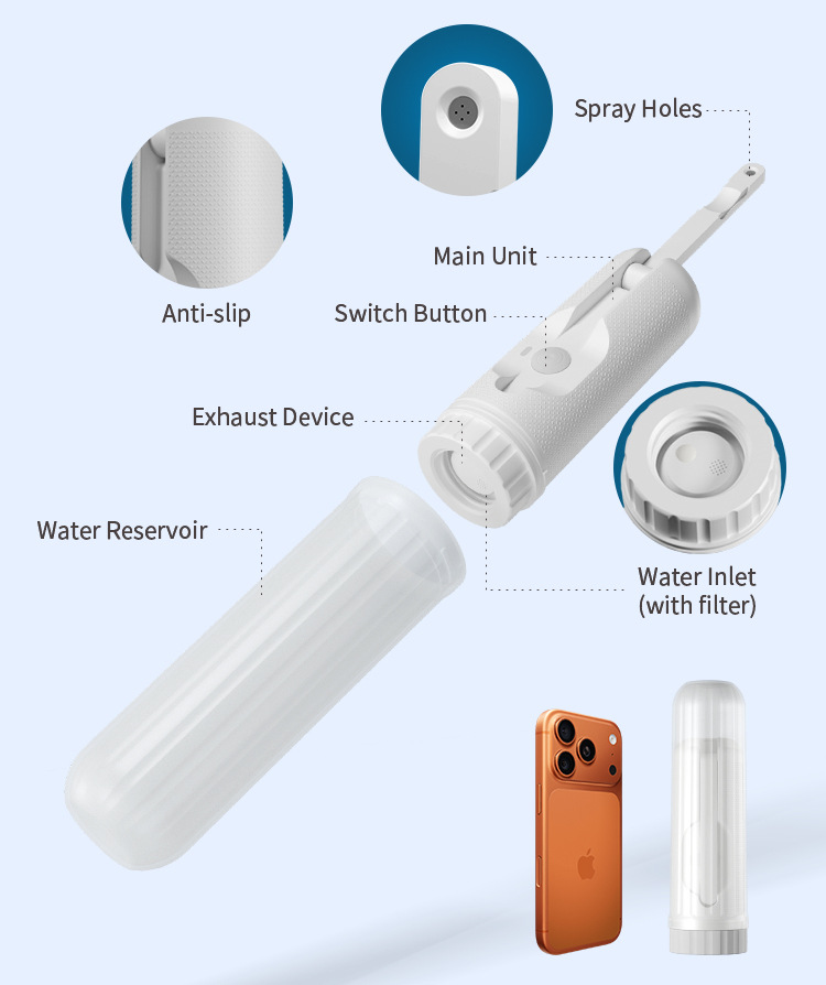 Portable Electric Body Washer with Multiple Cleaning Modes