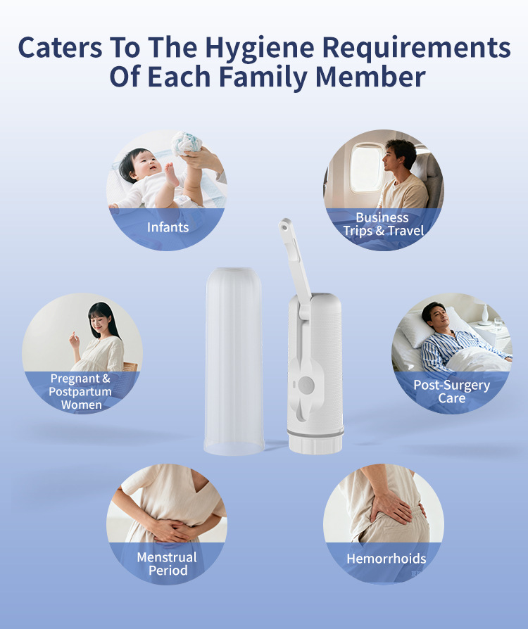 Portable Electric Body Washer with Multiple Cleaning Modes