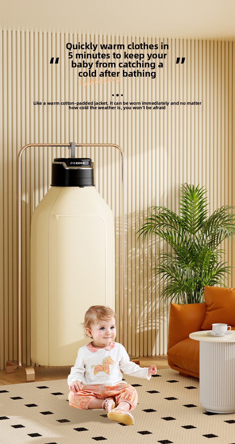 Foldable Portable Clothes Dryer with UV Sterilization