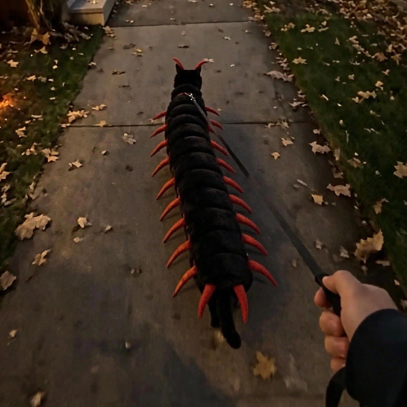 Disfraz de ciempiés para gatos de 90 cm: imagen adicional
