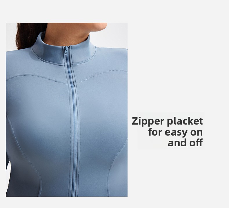 Womens High Elastic Sports Jacket