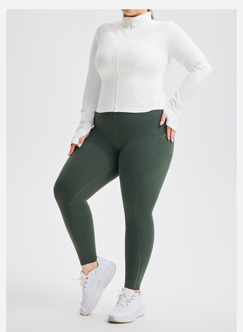 Womens High Elastic Sports Jacket