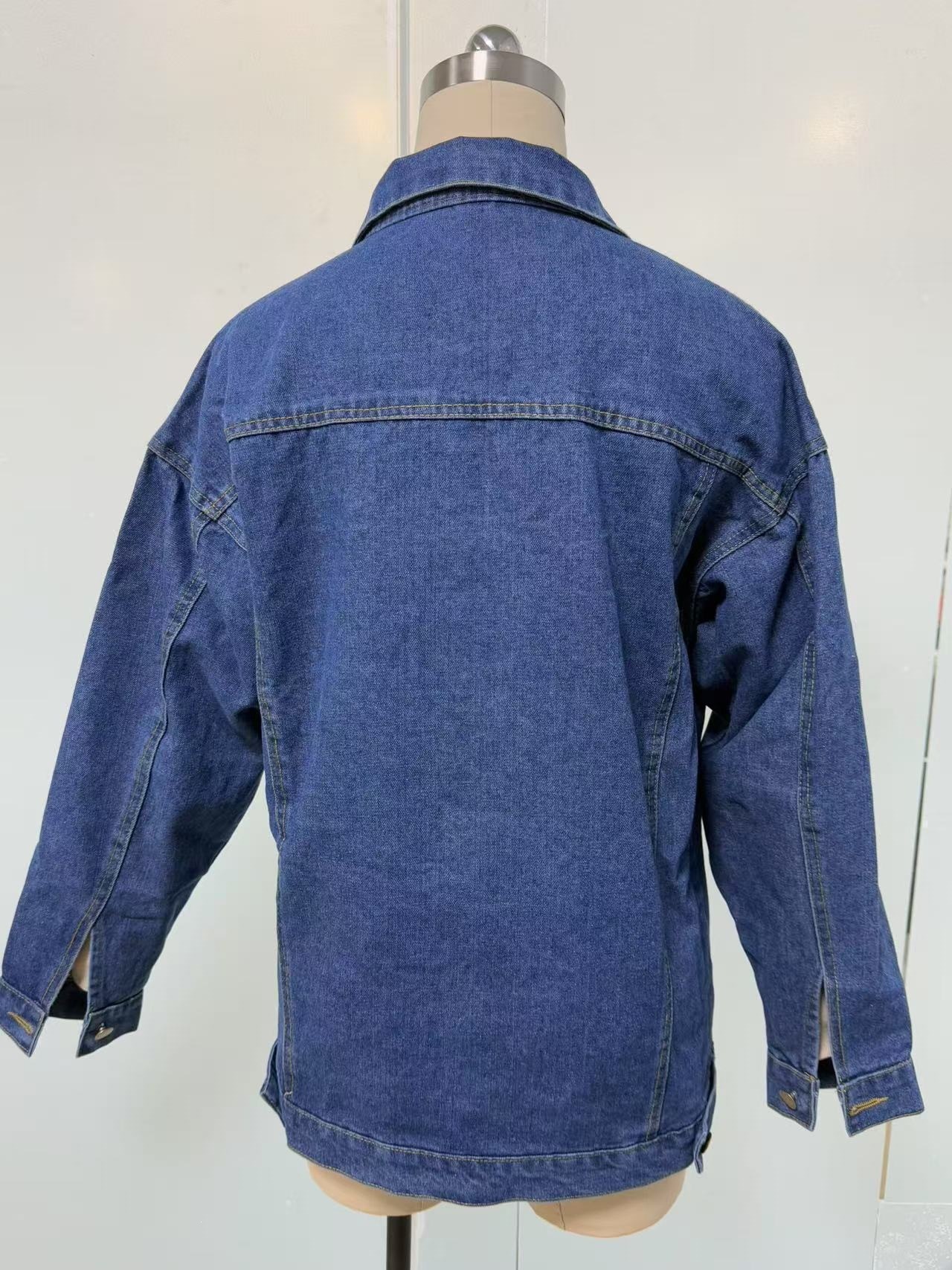 Women's Denim Button Front Jacket