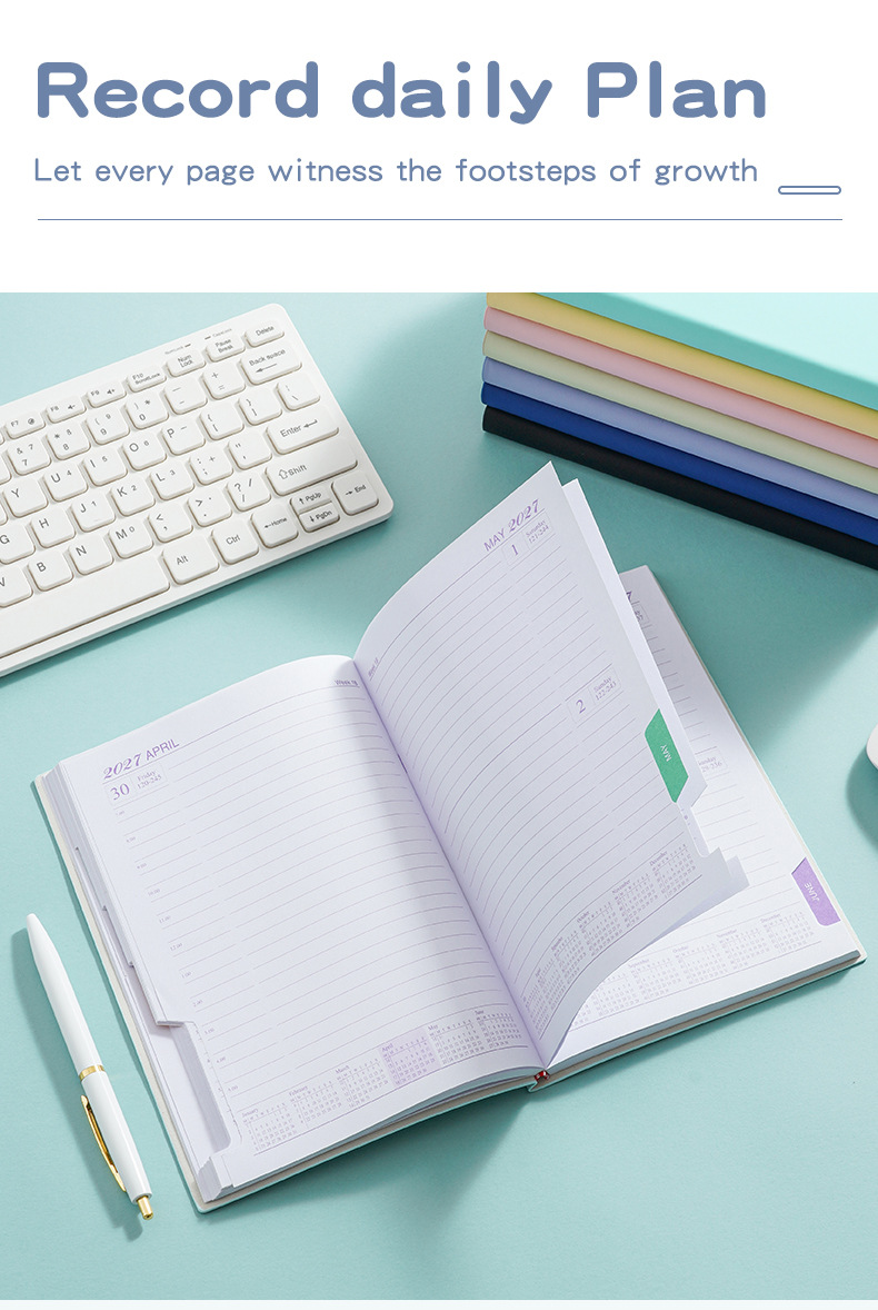 2027 Multilingual Planner Notebook