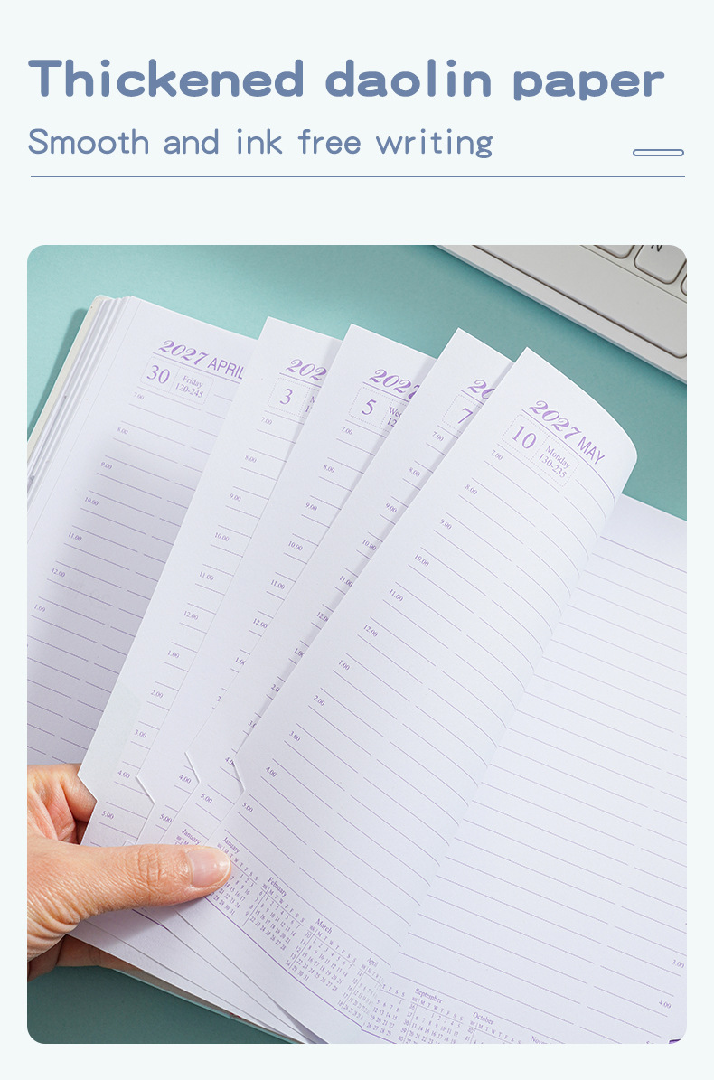 2027 Multilingual Planner Notebook