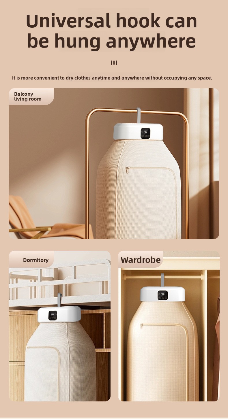 Foldable Portable Clothes Dryer with UV Sterilization