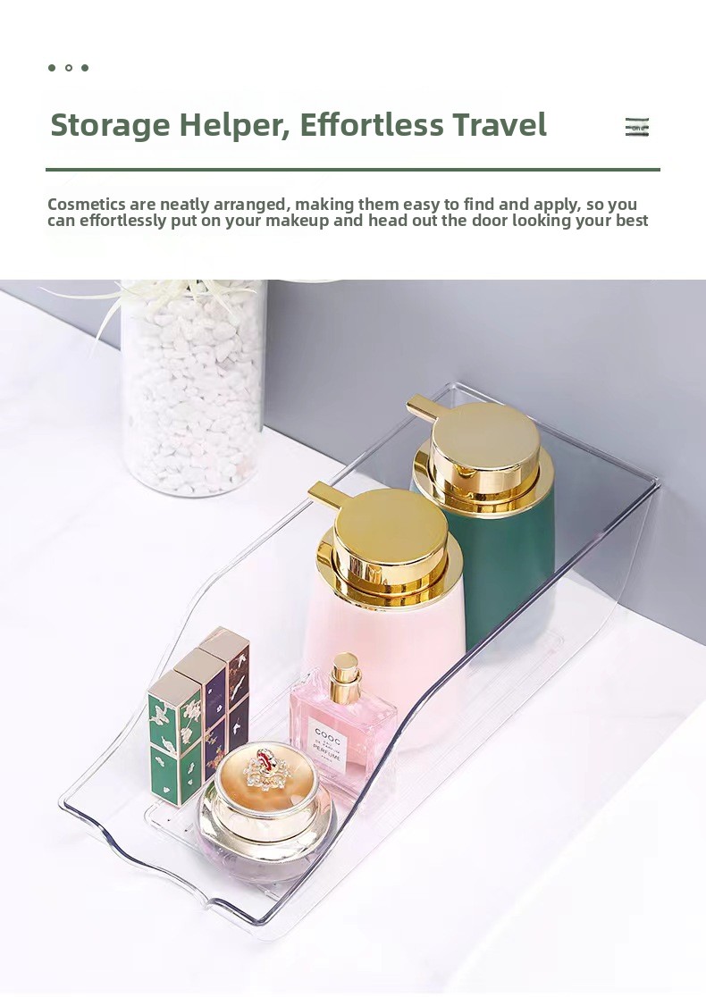 Refrigerator storage box for household use, transparent in color