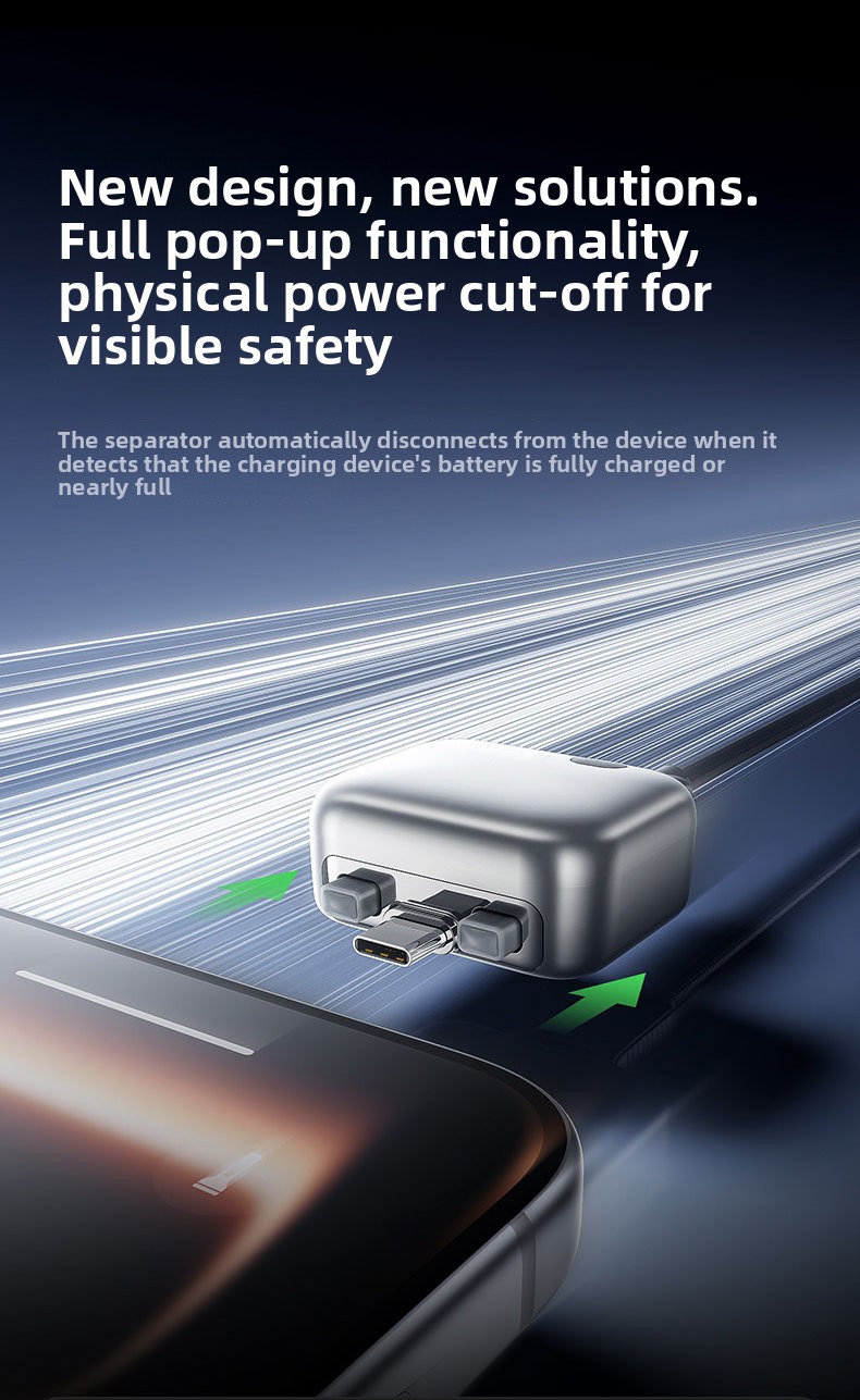 140W Super Fast Charger with Intelligent Power-Off Recognition