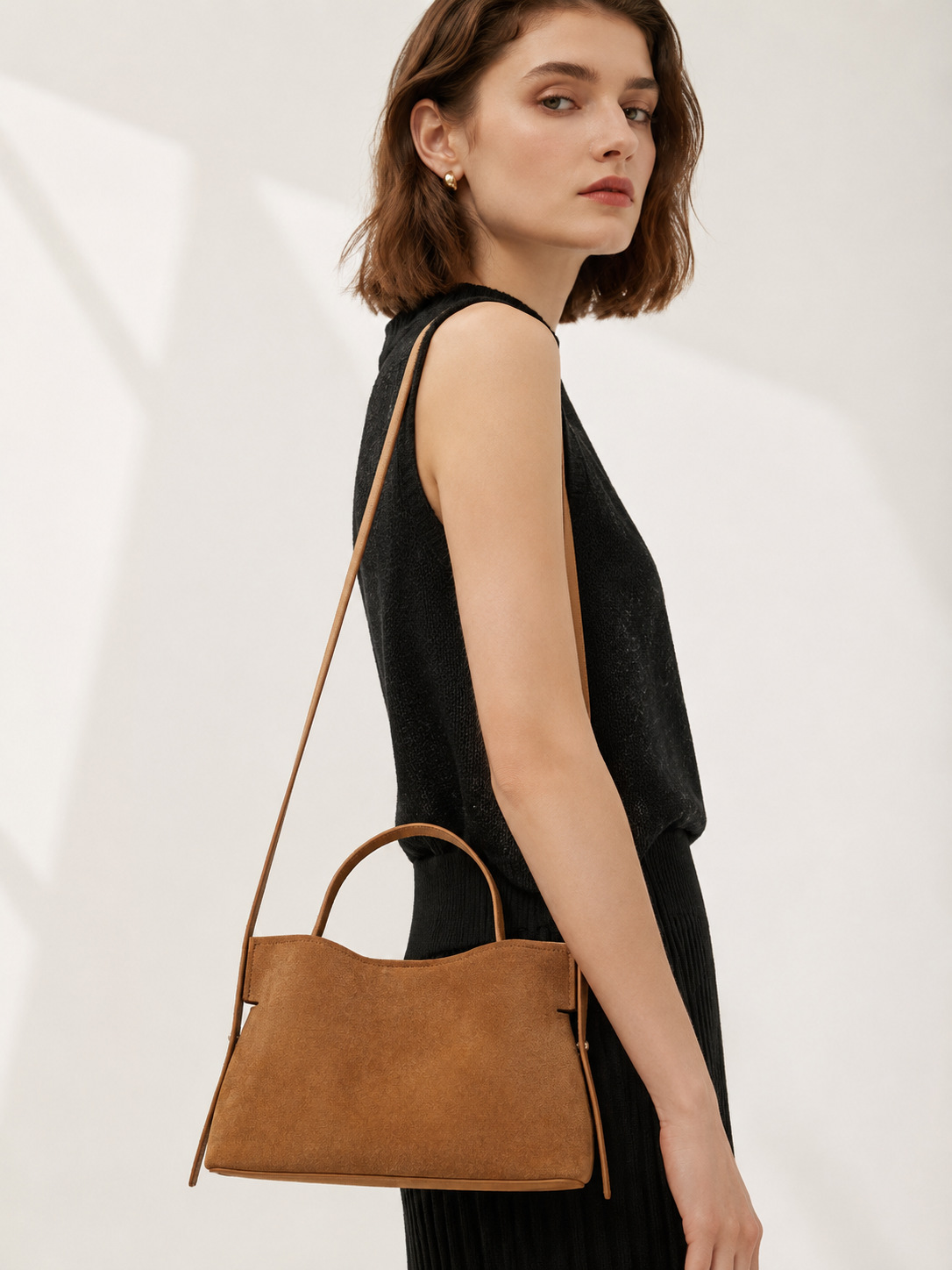 Women's Suede Crossbody Bag