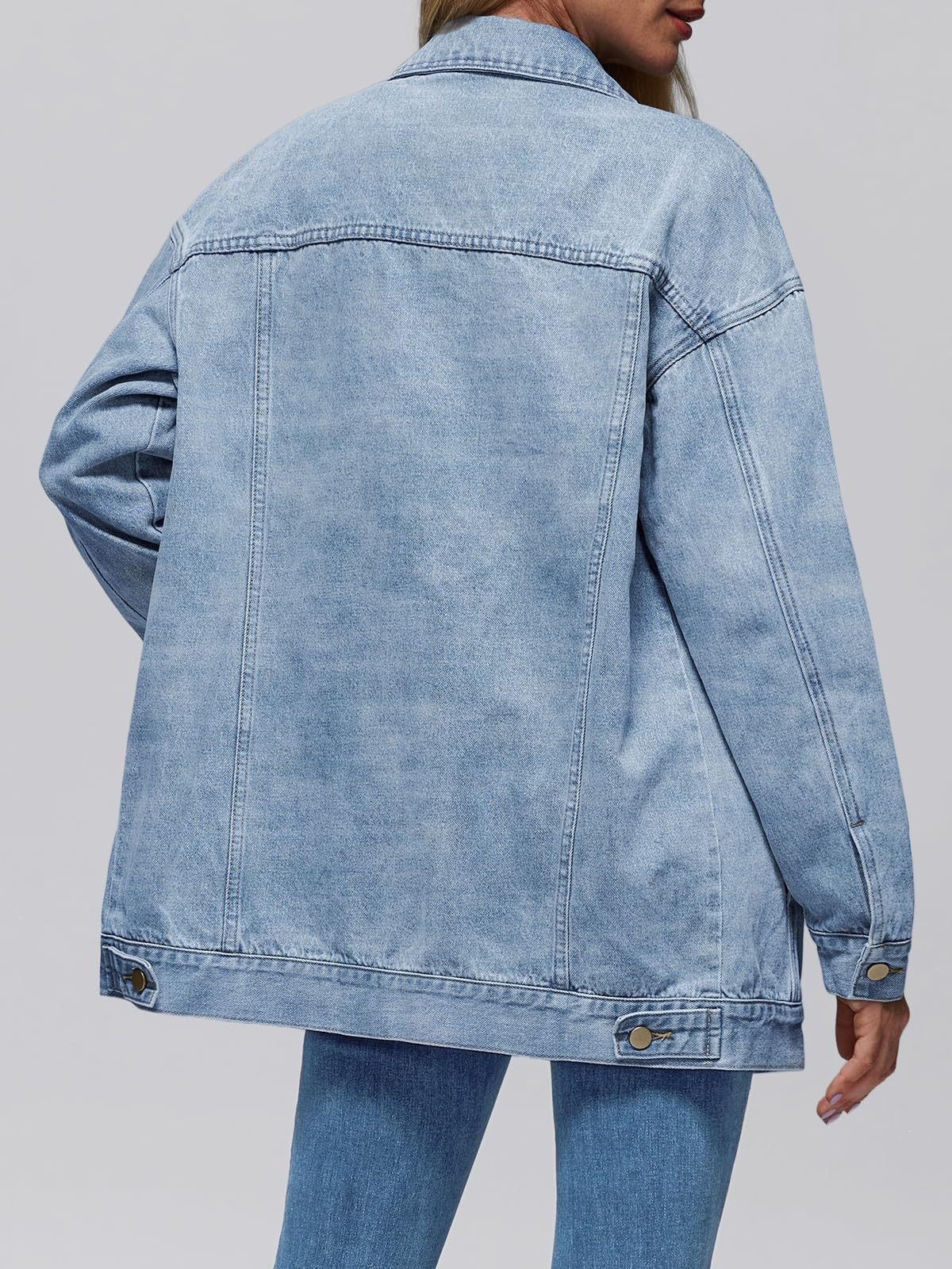Women's Denim Button Front Jacket
