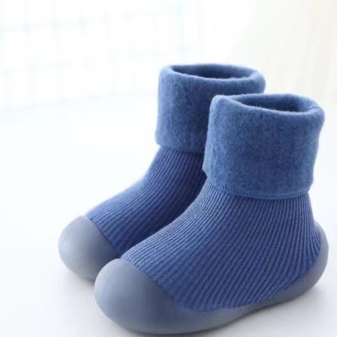 Baby Toddler Shoes Autumn Winter Velvet Soft Sole Non-slip Cotton Socks