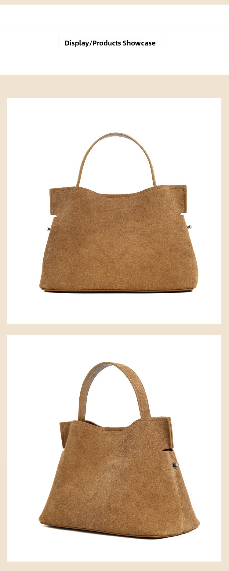 Women's Suede Crossbody Bag