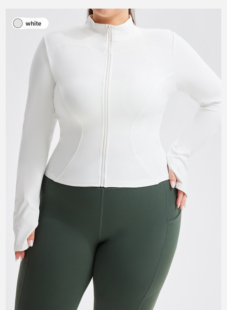 Womens High Elastic Sports Jacket