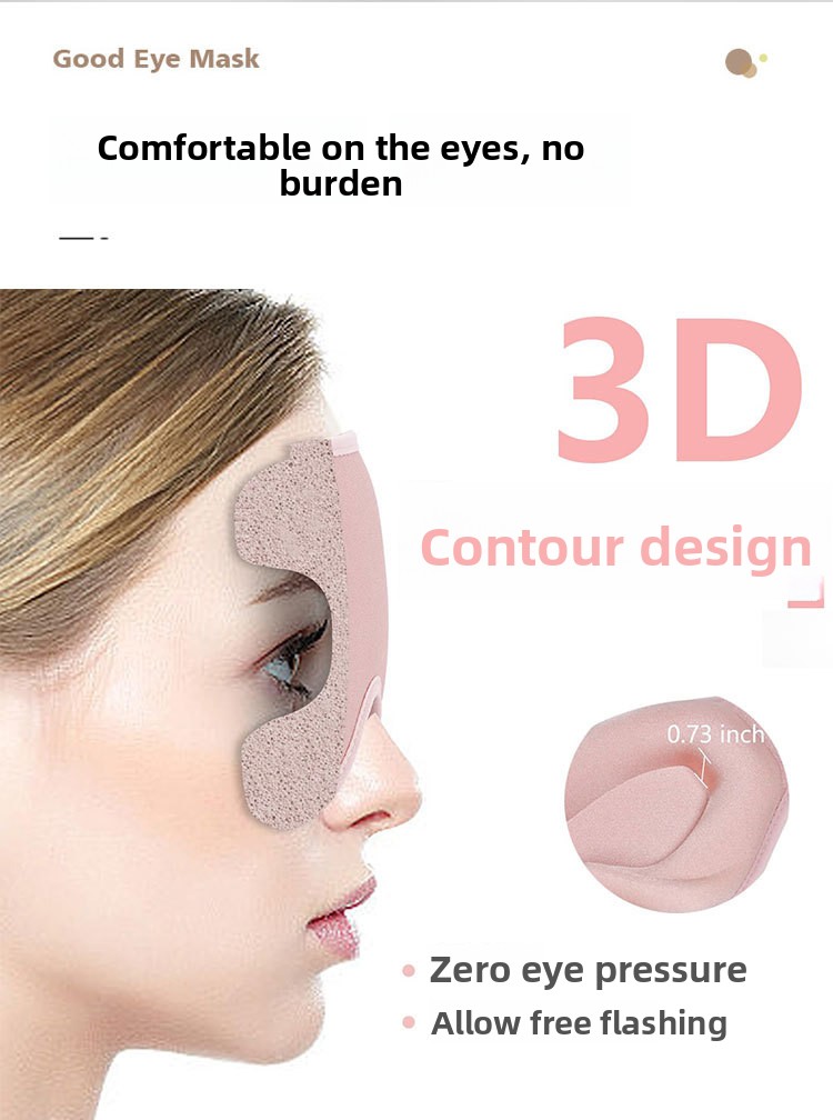 3D Contoured Memory Foam Sleep Eye Mask