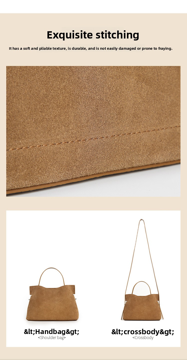 Women's Suede Crossbody Bag