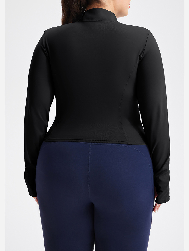 Womens High Elastic Sports Jacket