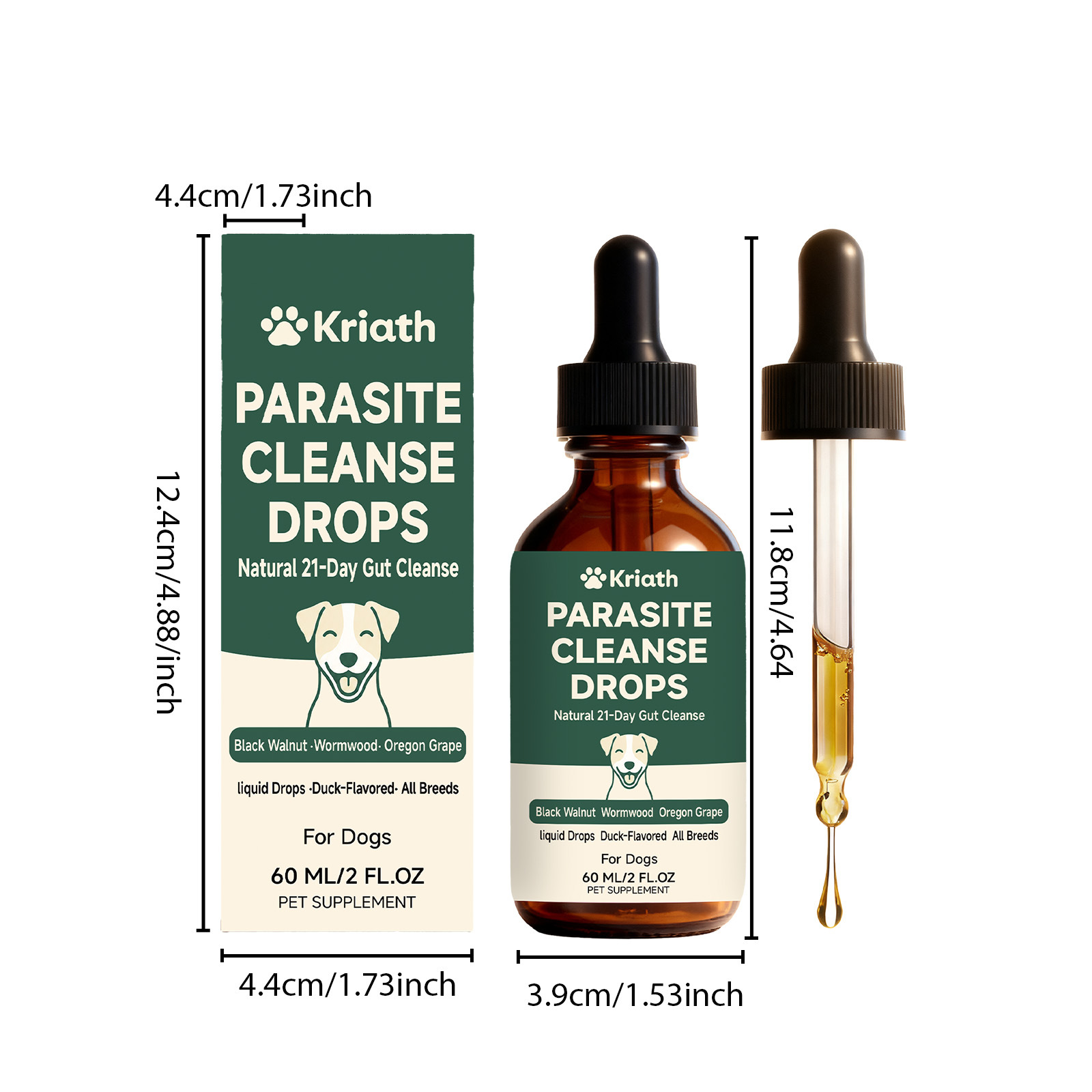 Dog intestinal essential oil drops