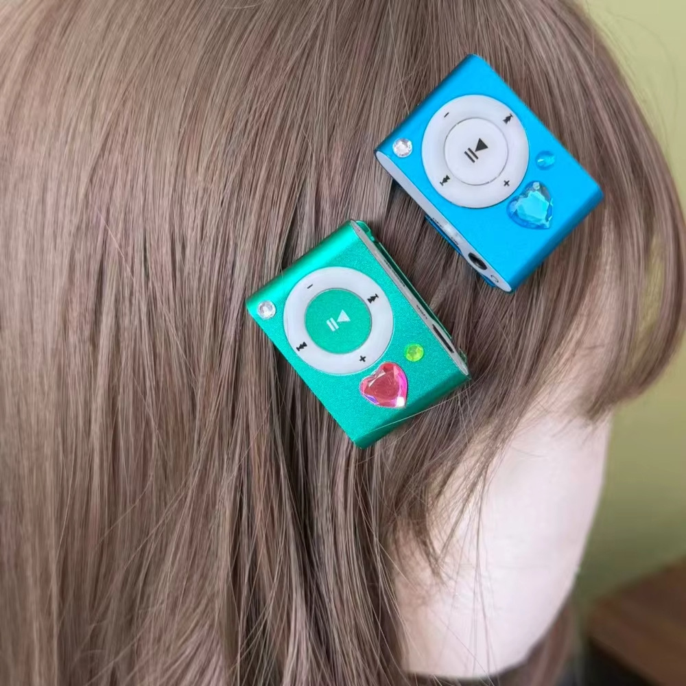 Original MP3 Music Note Hair Clips