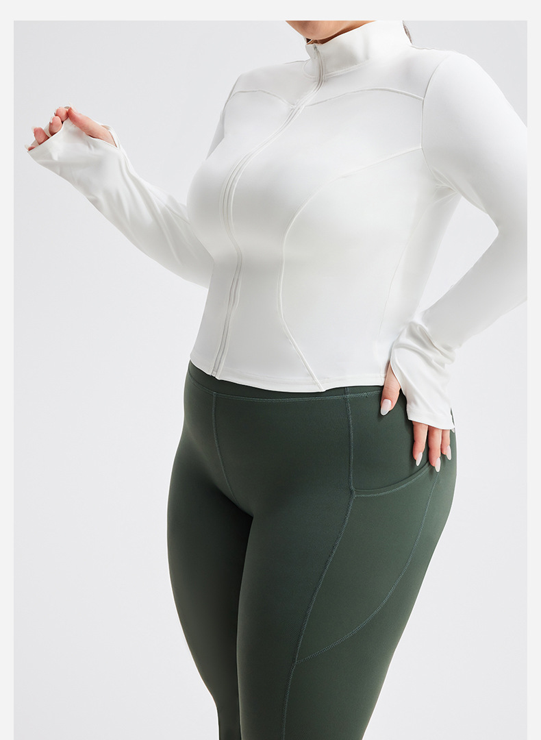 Womens High Elastic Sports Jacket