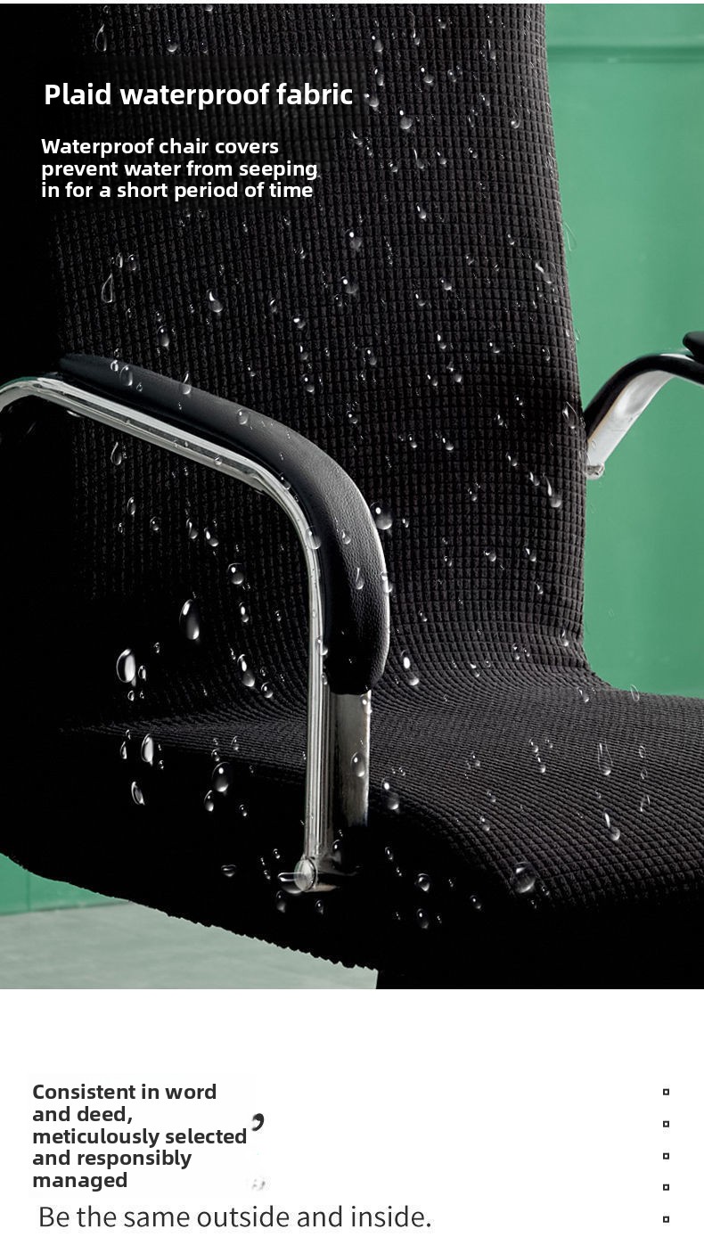 Waterproof Spandex Office Chair Cover One-Piece Elastic Stretch Chair Protector