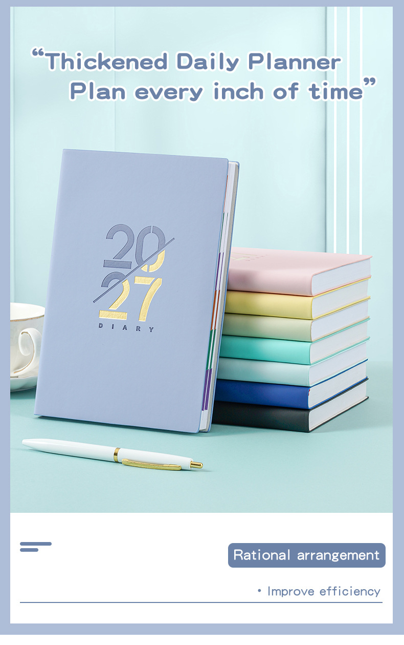 2027 Multilingual Planner Notebook