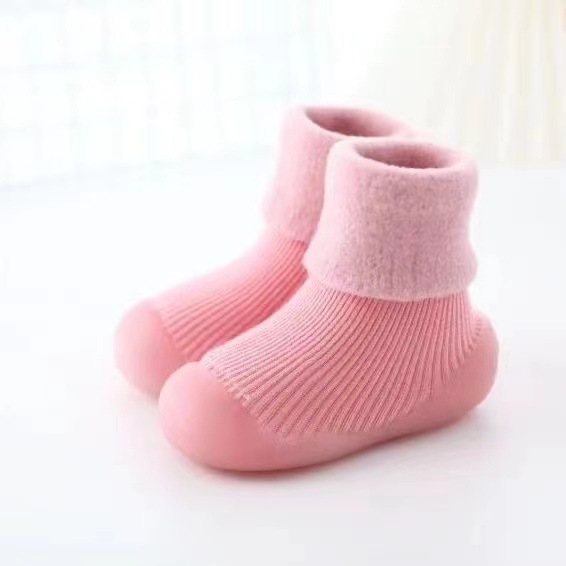 Baby Toddler Shoes Autumn Winter Velvet Soft Sole Non-slip Cotton Socks