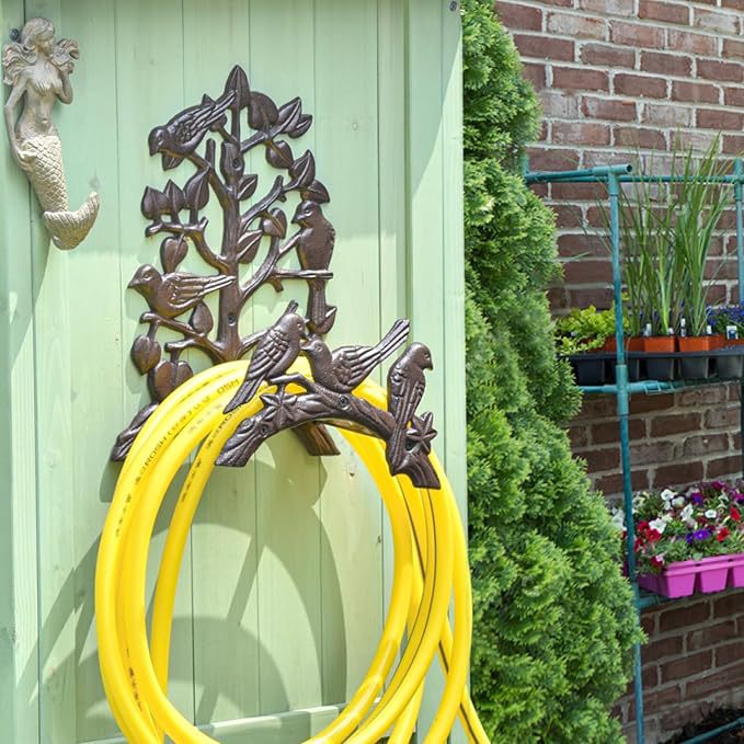 Vintage Iron Wall Mount Storage Rack