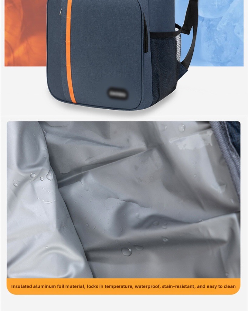 Double-Shoulder Thermal Insulation Travel Backpack
