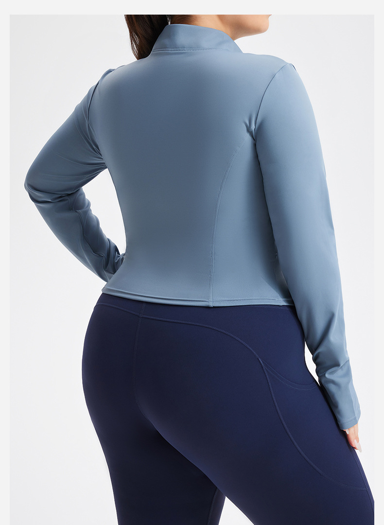 Womens High Elastic Sports Jacket