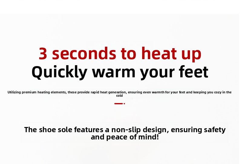 Knitted Electric Heating Slippers