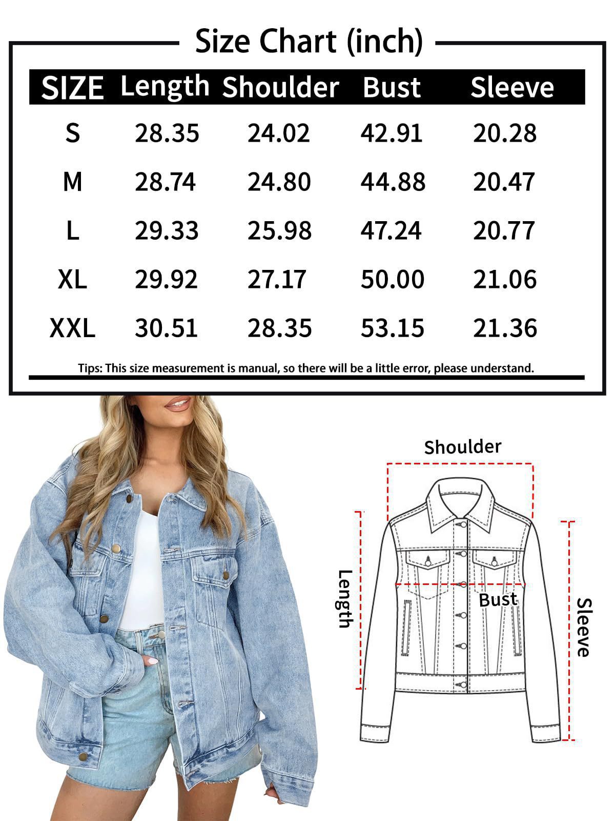 Women's Denim Button Front Jacket