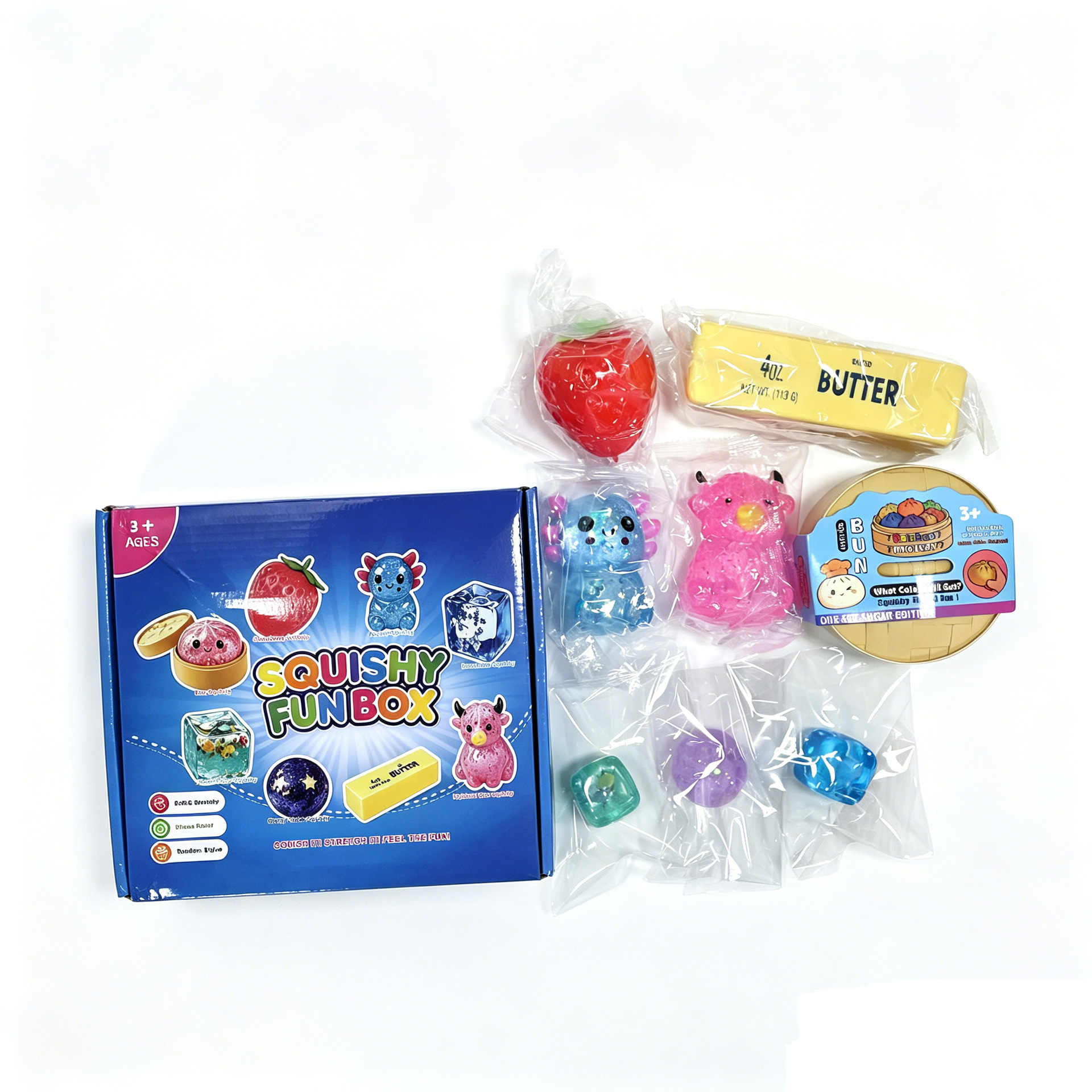 Mystery soft box series pinch music decompression toy blind box