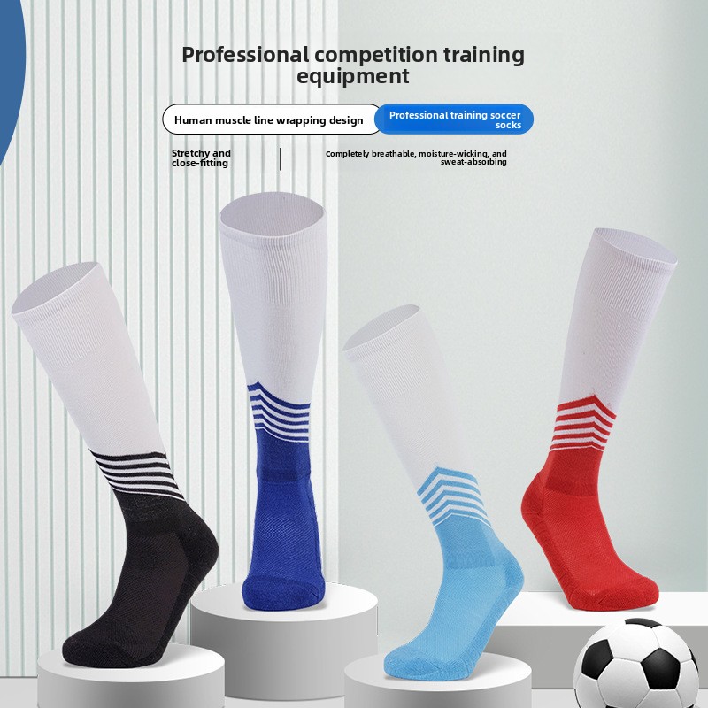 Long anti-slip athletic socks