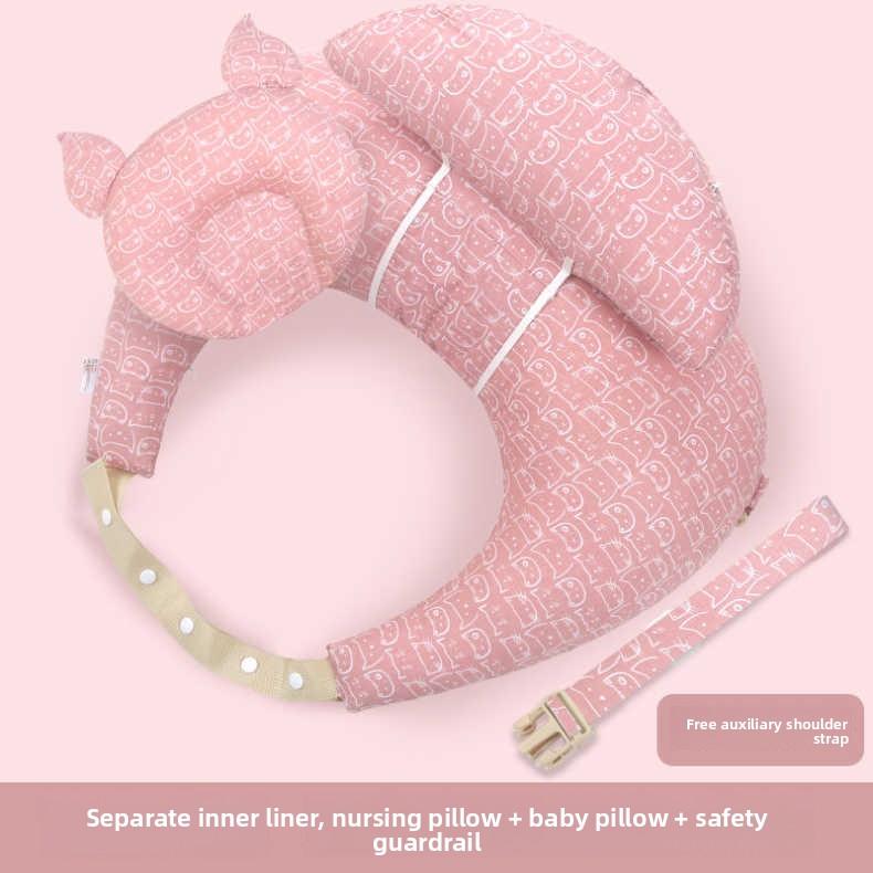 U-Shaped Nursing Pillow with Soft Fibre Filling — QIUOLA | qiuola.com