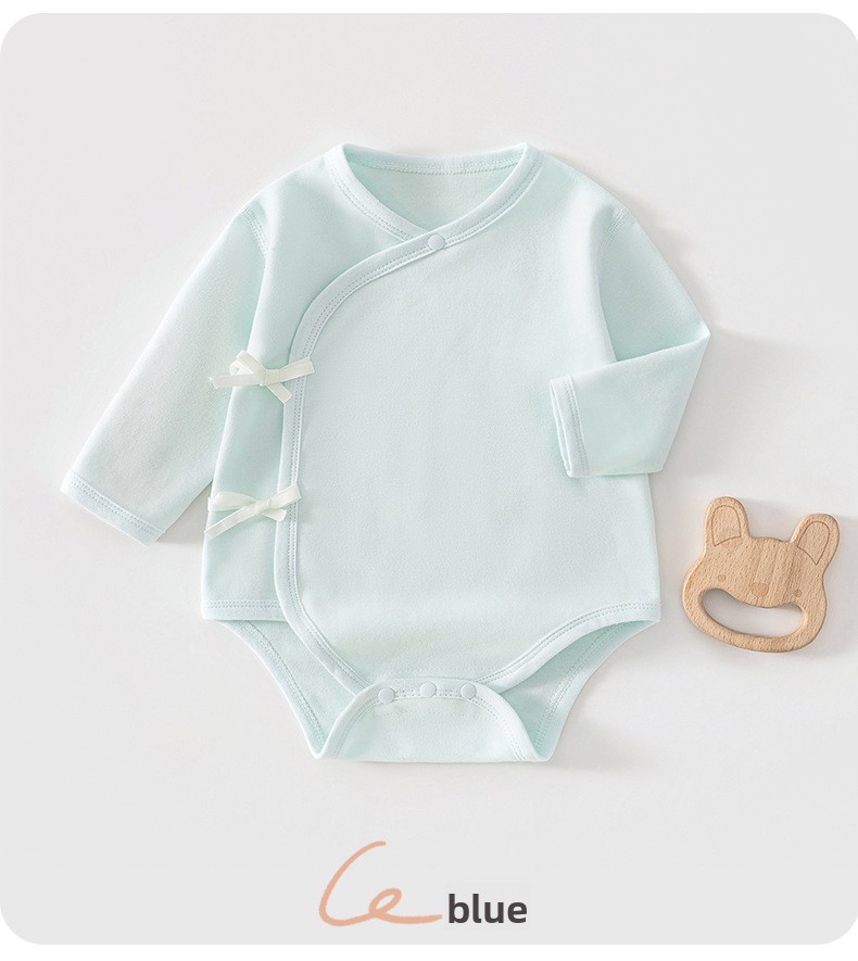 Unisex Baby Cotton Long Sleeve Seamless Romper Newborn Jumpsuit