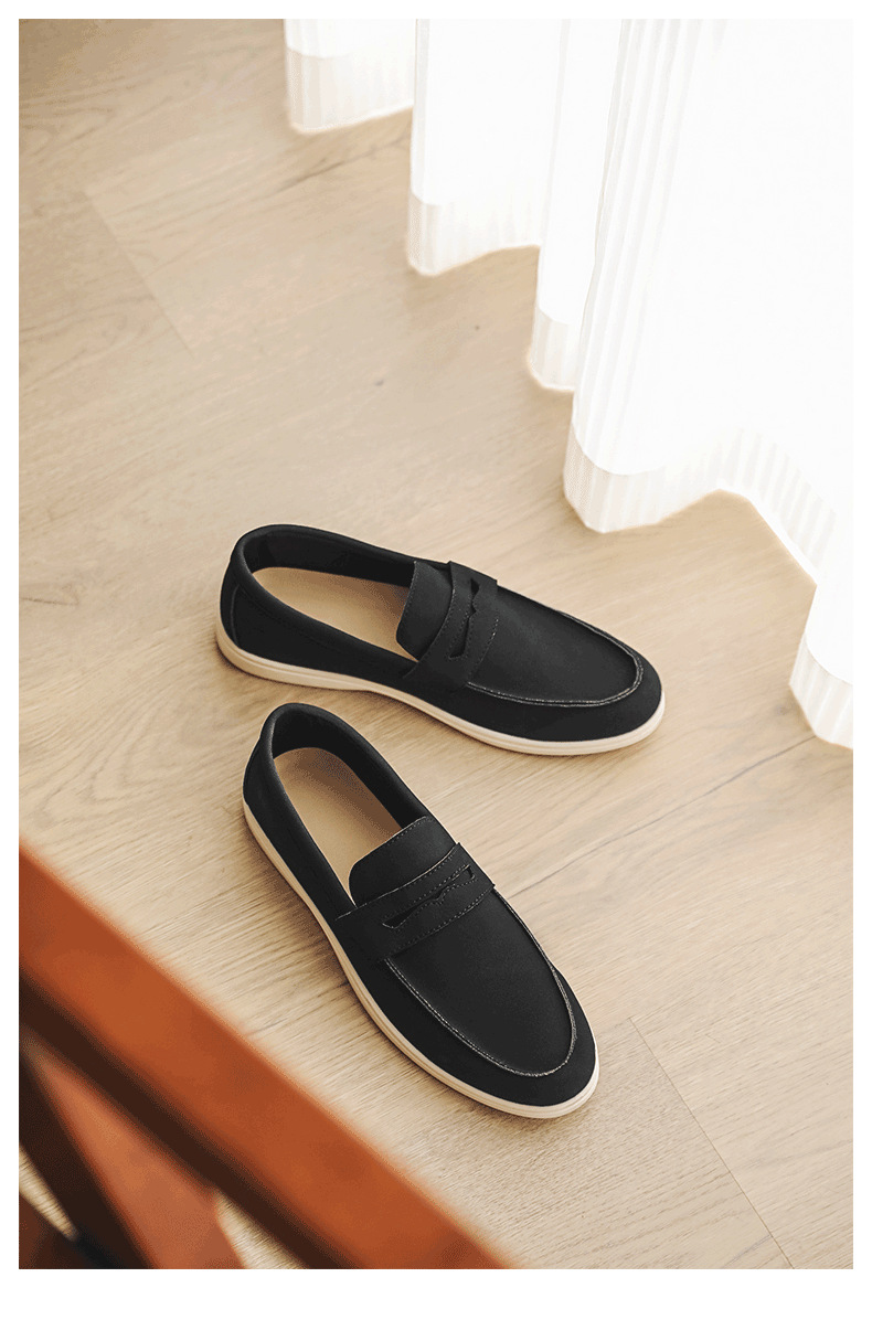 Men's Lightweight Suede Slip-On Casual Loafers