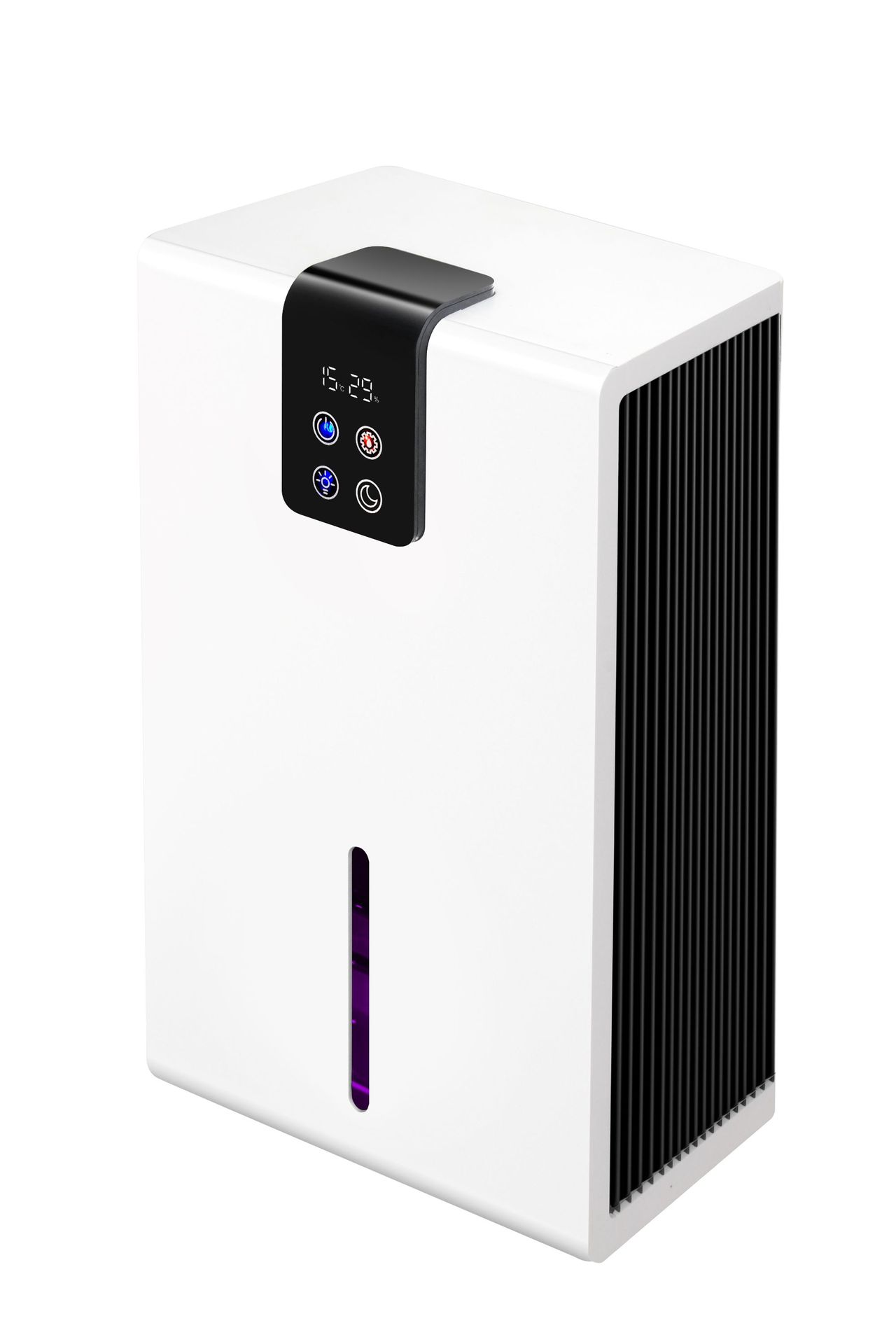 Compact Semiconductor Dehumidifier with Remote Control and Large Tank