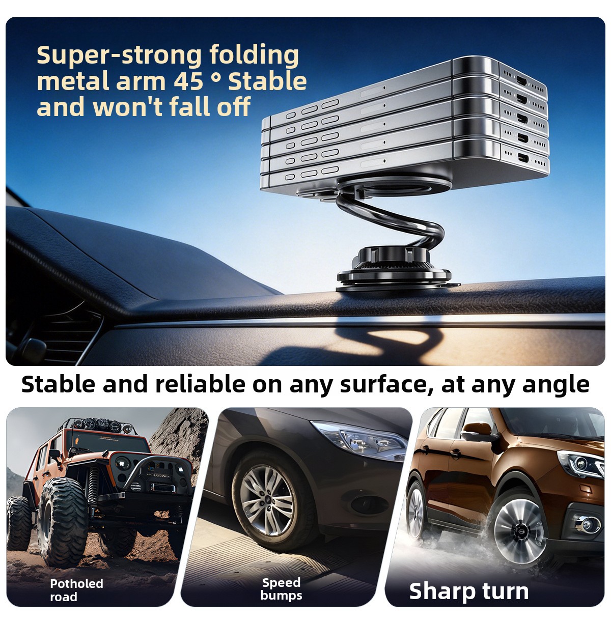 MagSafe-Compatible Magnetic Phone Mount with Suction Base — QIUOLA | qiuola.com