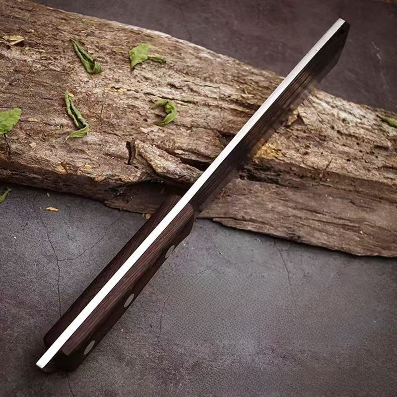 Forged Heavy-Duty Bone Chopper Knife with Carbon Steel Blade