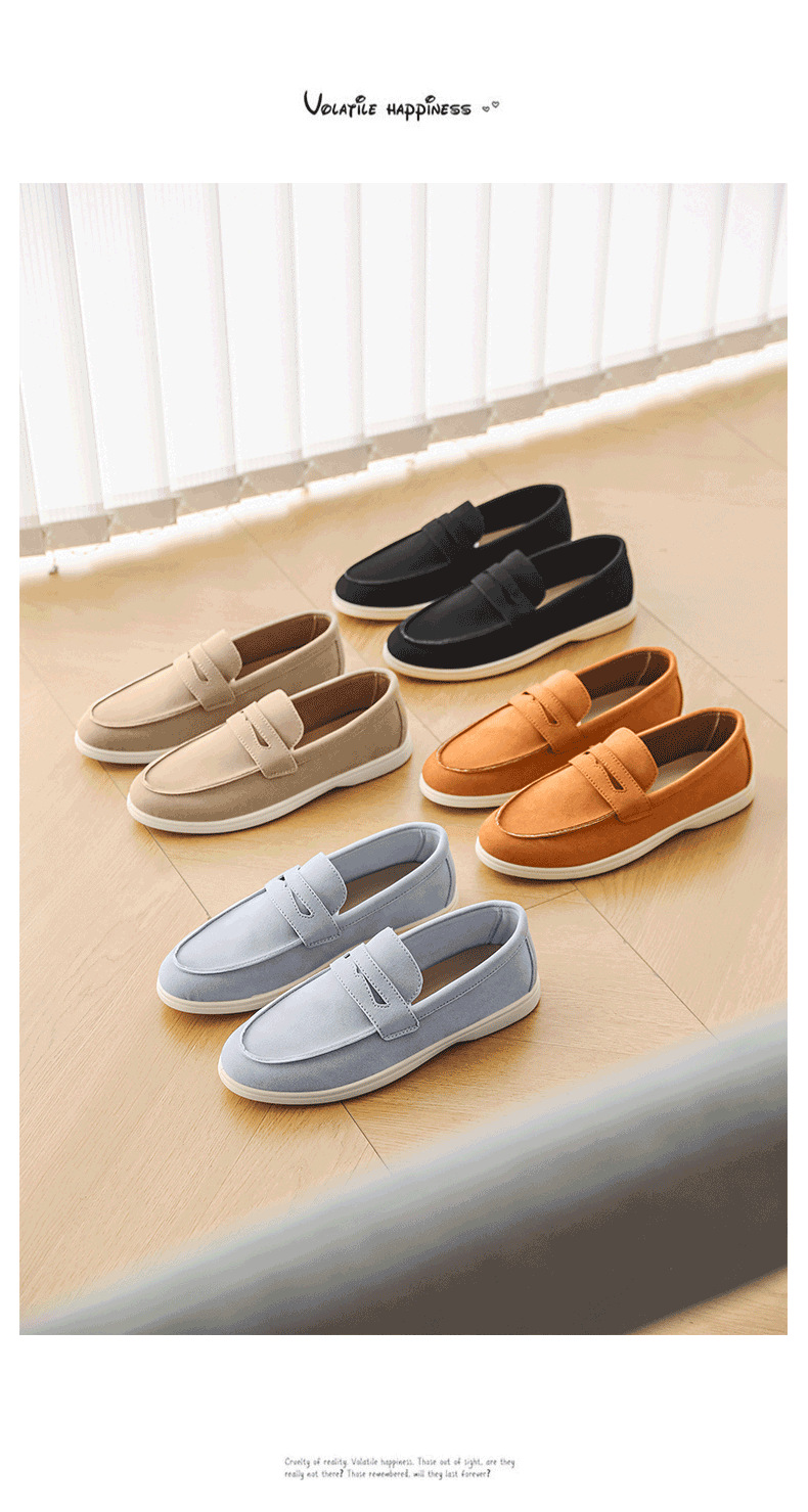 Men's Lightweight Suede Slip-On Casual Loafers