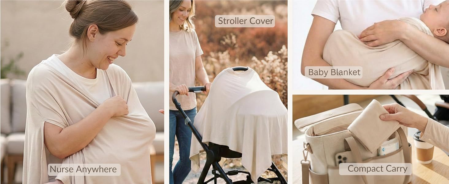 360 degree multifunctional nursing scarf baby wrap towel nursing towel