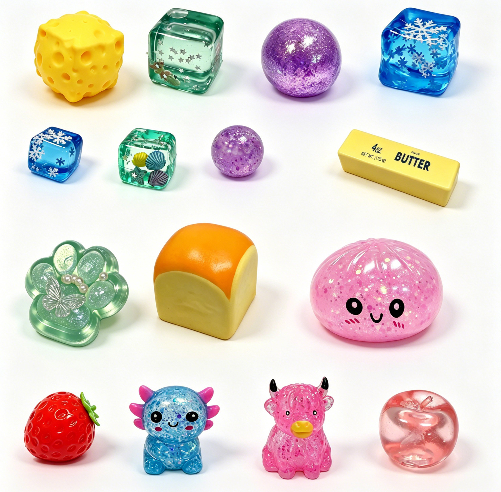 Mystery soft box series pinch music decompression toy blind box