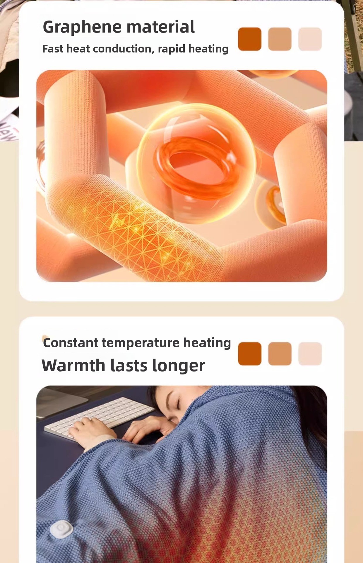 Warm Shawl Electric Heating Blanket