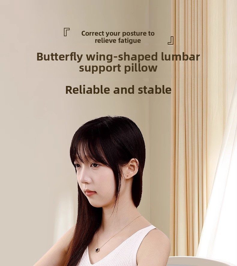 Lumbar Pillow Back Cushion Seat Lumbar Support Back Cushion Waist Protection