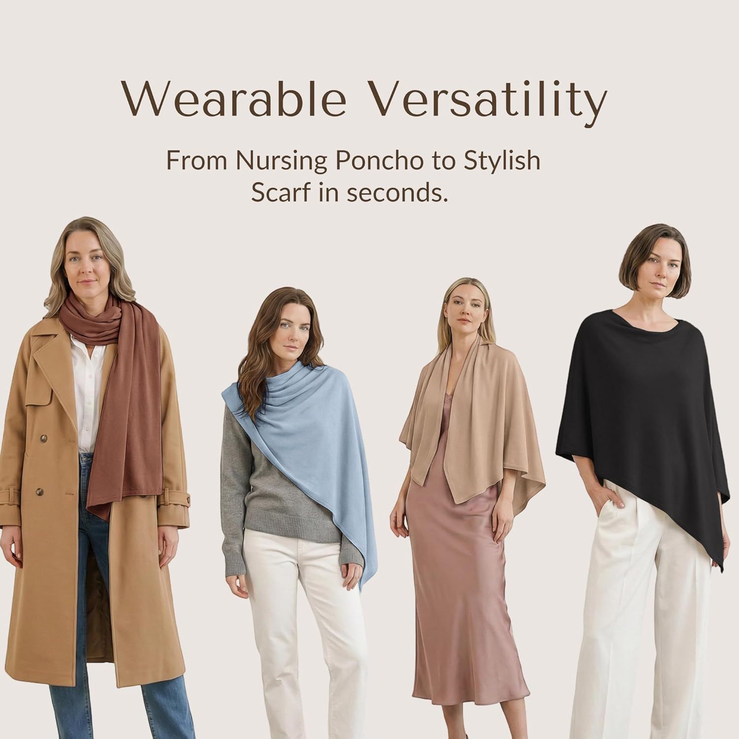 360 degree multifunctional nursing scarf baby wrap towel nursing towel