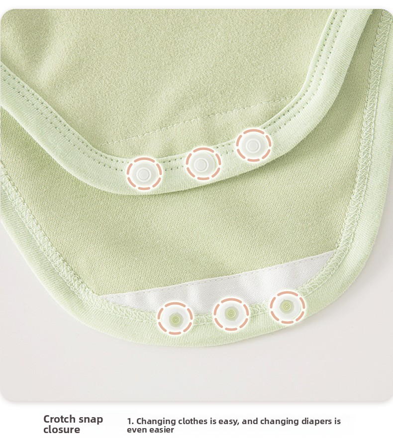 Unisex Baby Cotton Long Sleeve Seamless Romper Newborn Jumpsuit