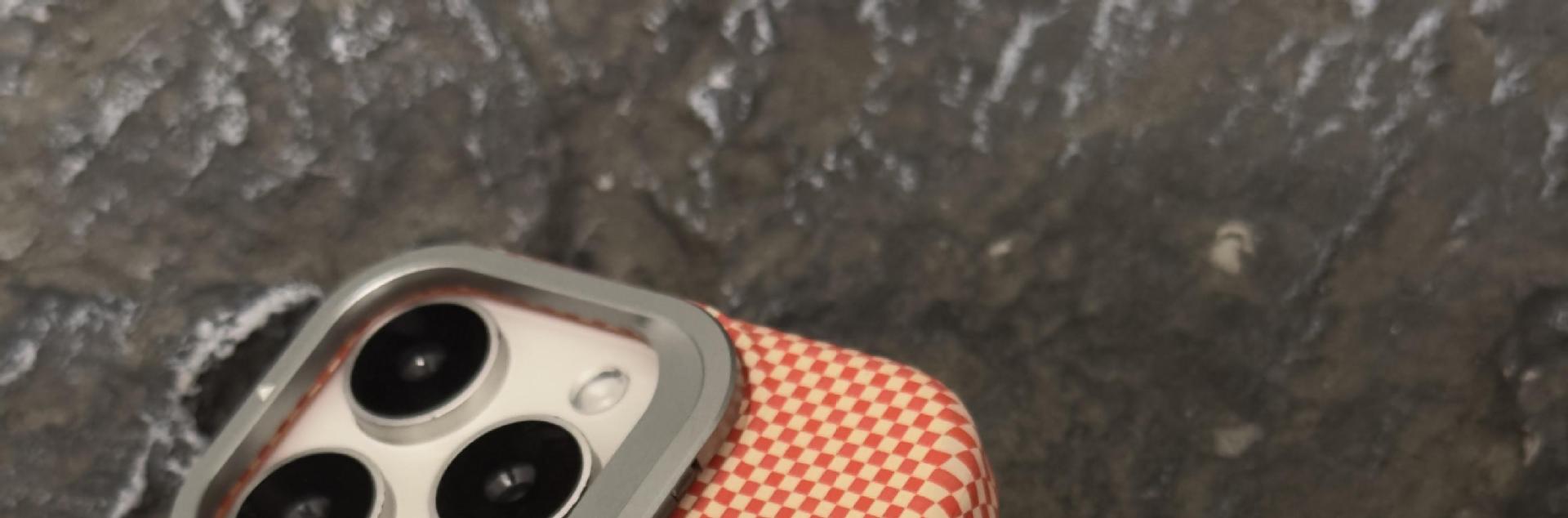 Kevlar Carbon Fiber Magnetic Case with Lens Holder for iPhone 13 14 15 16 Series Shockproof