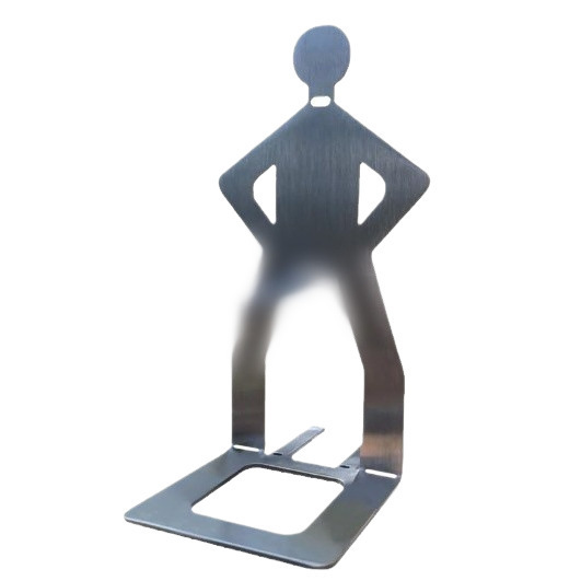 Human-Shaped Stainless Steel BBQ Sausage Holder Grill Rack Outdoor Cooking Tool