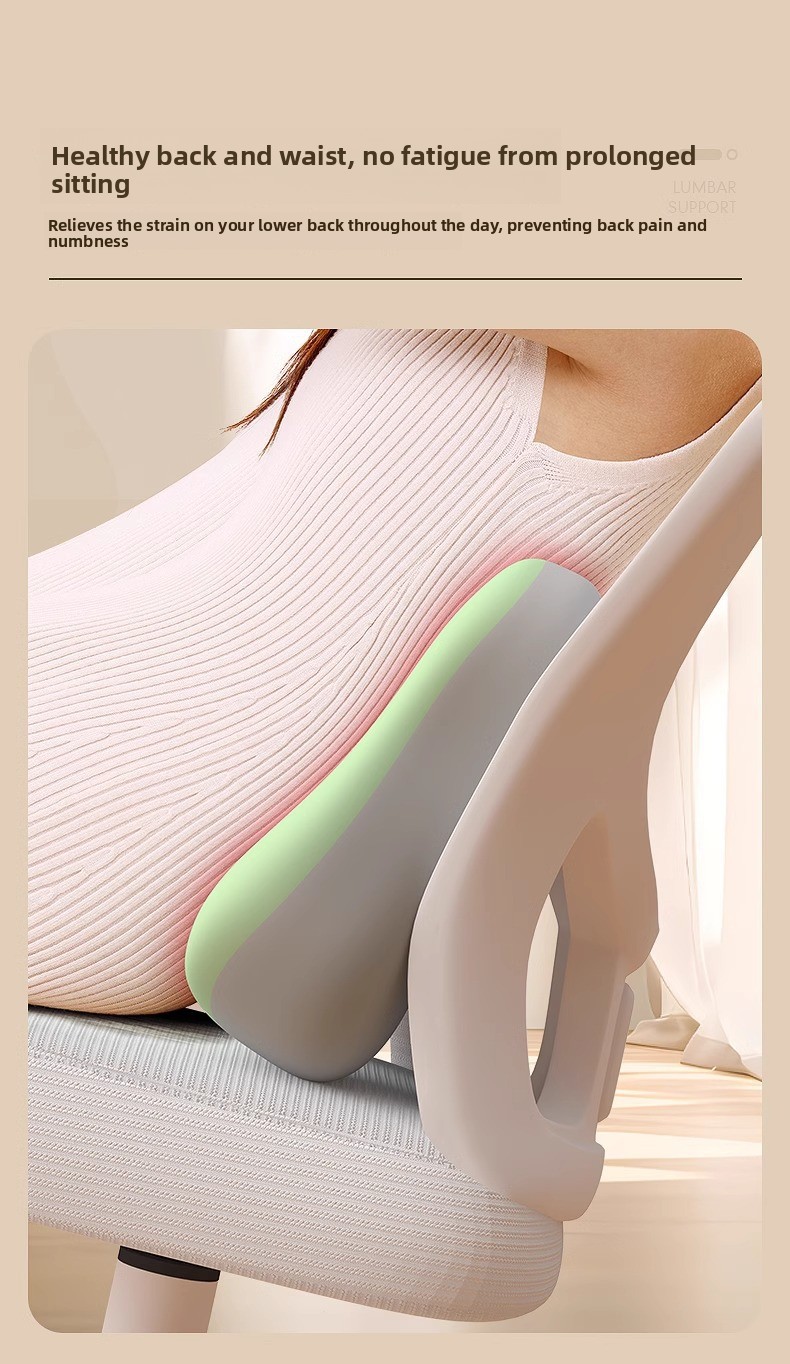 Lumbar Pillow Back Cushion Seat Lumbar Support Back Cushion Waist Protection