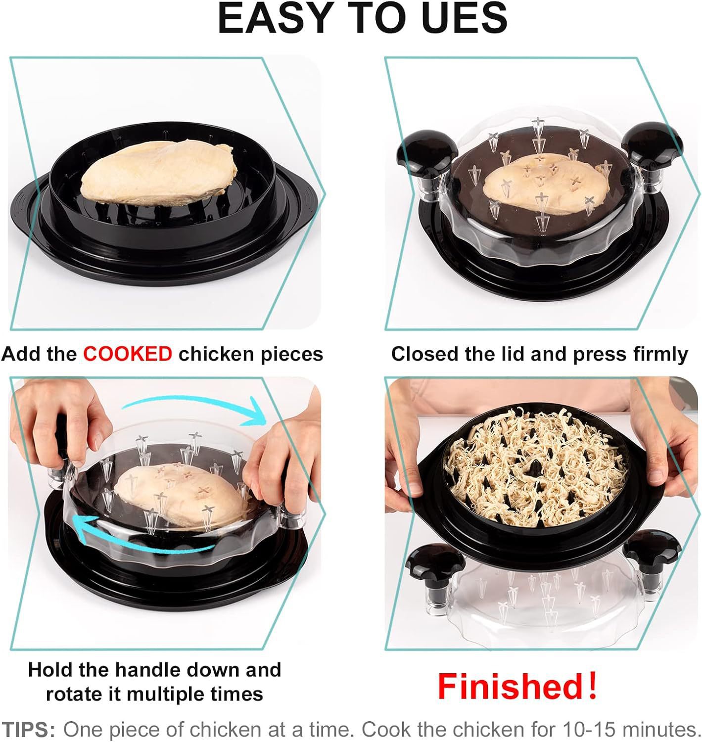 Chicken breast meat shredder shredder meat separator